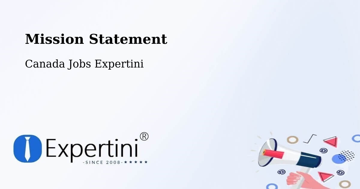 Mission Statement - Canada Jobs Expertini